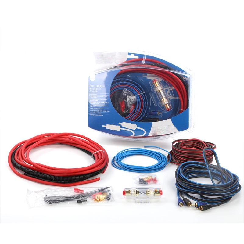 8GA/6GA/4GA Car Amplifier Wiring Kits Speaker Cable for Car Subwoofer